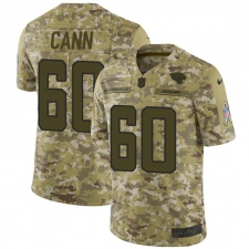 Youth Nike Jacksonville Jaguars #60 A. J. Cann Limited Camo 2018 Salute to Service NFL Jersey