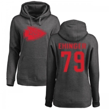 NFL Women's Nike Kansas City Chiefs #79 Parker Ehinger Ash One Color Pullover Hoodie