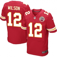 Men's Nike Kansas City Chiefs #12 Albert Wilson Red Team Color Vapor Untouchable Elite Player NFL Jersey