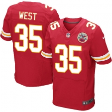 Men's Nike Kansas City Chiefs #35 Charcandrick West Red Team Color Vapor Untouchable Elite Player NFL Jersey