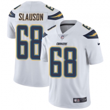 Youth Nike Los Angeles Chargers #68 Matt Slauson White Vapor Untouchable Limited Player NFL Jersey